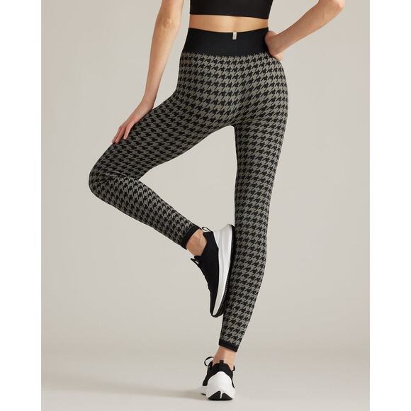 Rhone Black Houndstooth Seamless Legging - Picture 2 of 4